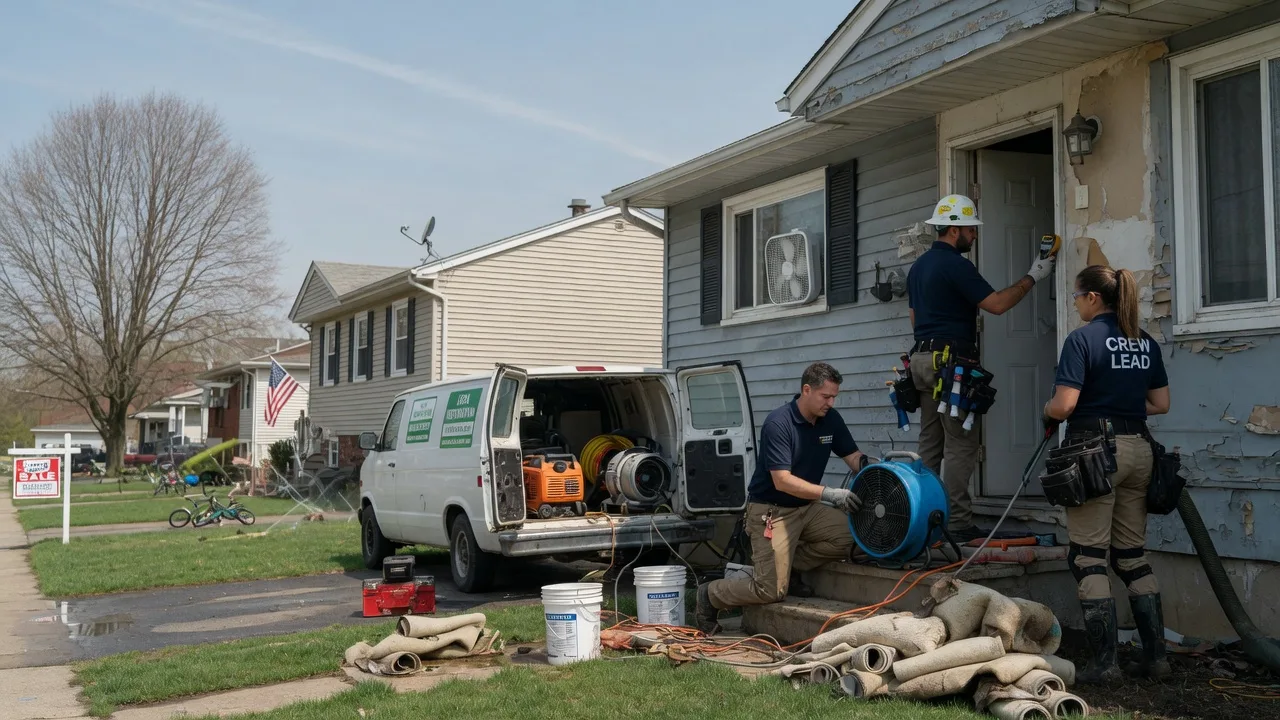 Flood Cleanup in Melcher Dallas, IA near me