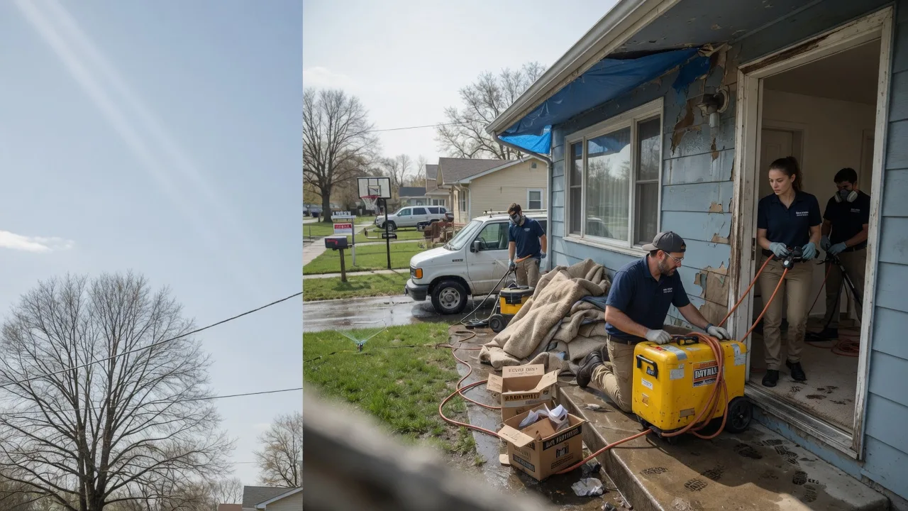 Basement Flood Cleanup in Melcher Dallas, IA near me